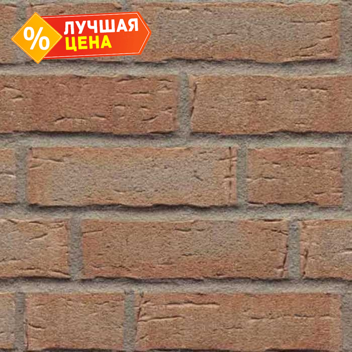 Клинкерная плитка ручной формовки Feldhaus Klinker NF 14 R681 sintra terracotta bario 240х71х14 мм