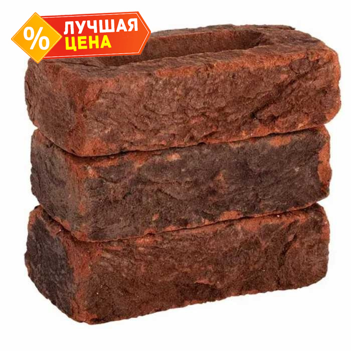 Кирпич облицовочный Донские зори Данилово вековой, 215х102х65 мм