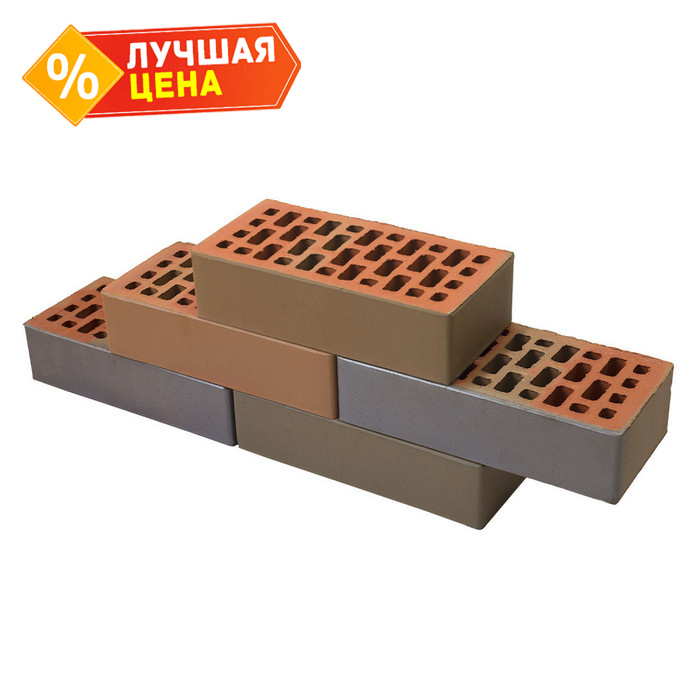 Кирпич BRAER облицовочный БРАЕР кладка Глосса, 1НФ, 250х120х65 мм