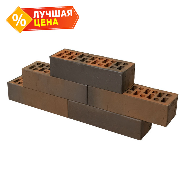 Кирпич BRAER облицовочный , БРАЕР кладка limited терра, 250х85х65 мм