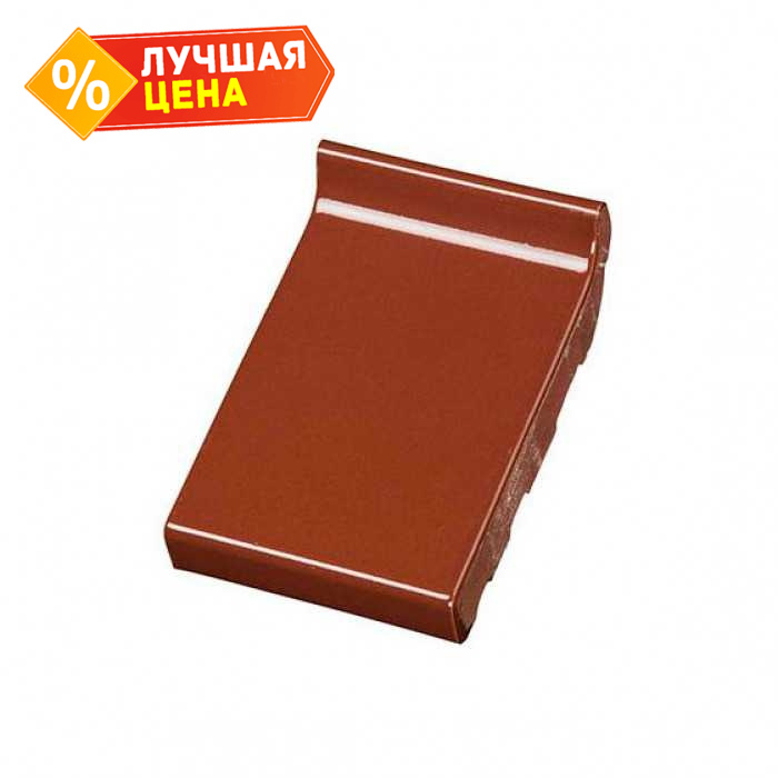 Клинкерный водоотлив Terca Light brown глазурованный, 160*105*30 мм