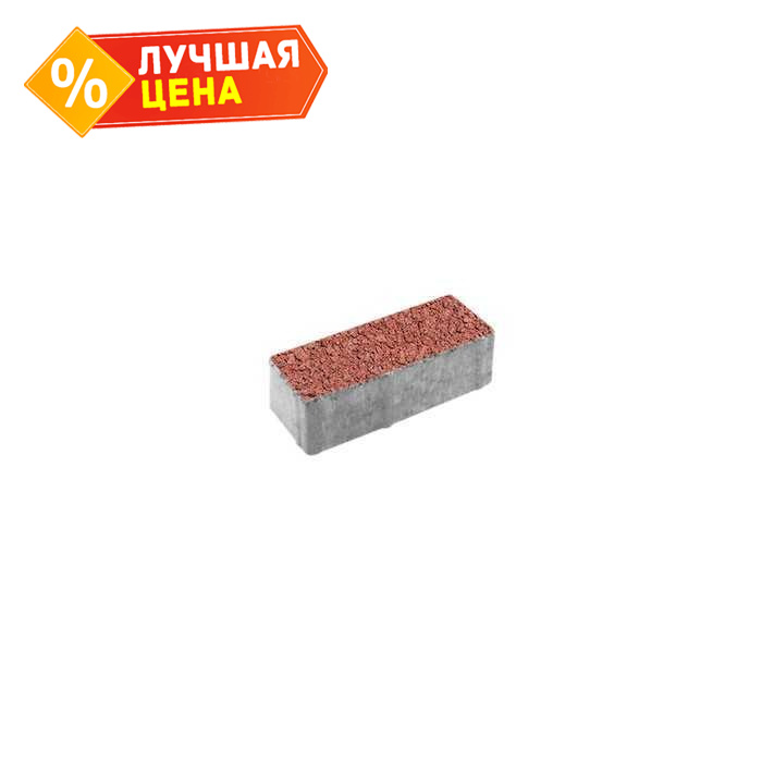 Плитка тротуарная Паркет Б.4.П.6 гранит красный 180x60x60 мм