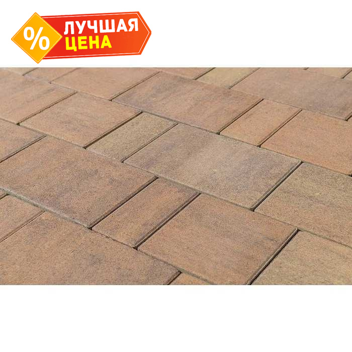 Плитка тротуарная BRAER Старый город Ландxаус Color Mix Прайд, толщина 60 мм
