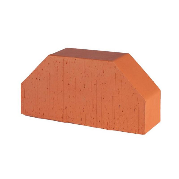 Печной кирпич фигурный полнотелый Lode Janka F7 гладкий, 250х120х65 мм