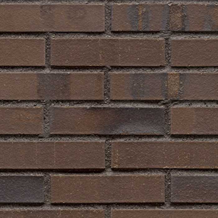 Кирпич клинкерный Muhr 33 A KS Schwarz-Braun Kohle Spezial гладкий, 210х100х50 мм