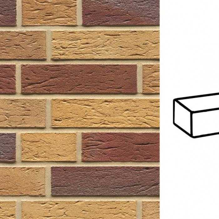 Кирпич клинкерный Muhr 19 Rubinbeige nuanciert гладкий, 290х90х71 мм