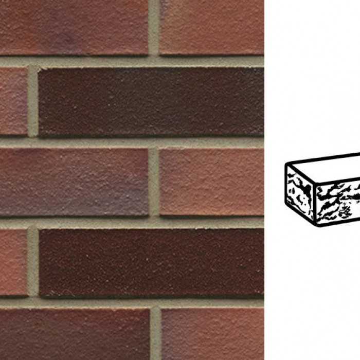 Кирпич клинкерный Muhr 04 EG Rotbraun-bunt Edelglanz готик, 240х55х71 мм