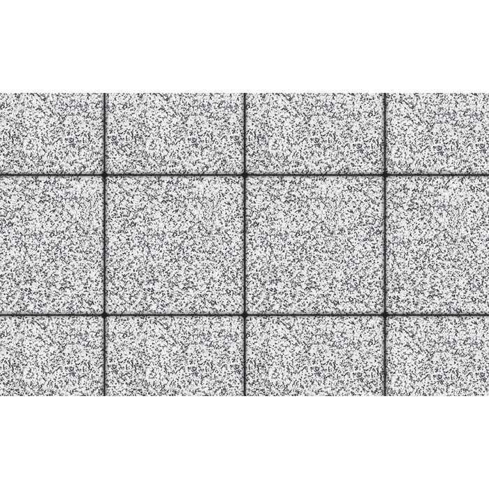 Плитка тротуарная Квадрум Б.6.К.6 Стоунмикс бело-чёрный 400x400x60 мм