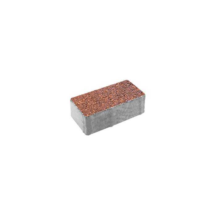 Плитка тротуарная Прямоугольник (Ла-Линия) Б.2.П.8 Листопад гладкий Арабская ночь 200x100x80 мм